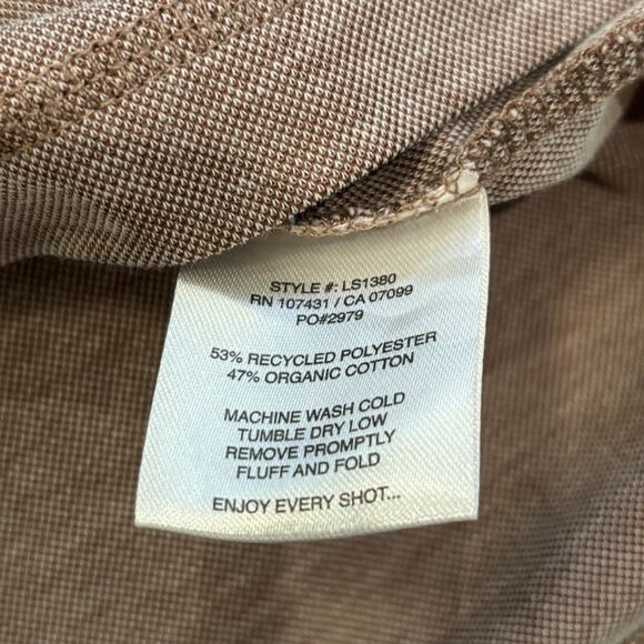 Linksoul Golf Polo Shirt Mens Medium Pineapple All Over Print Tropical Goat Hill - Picture 6 of 7